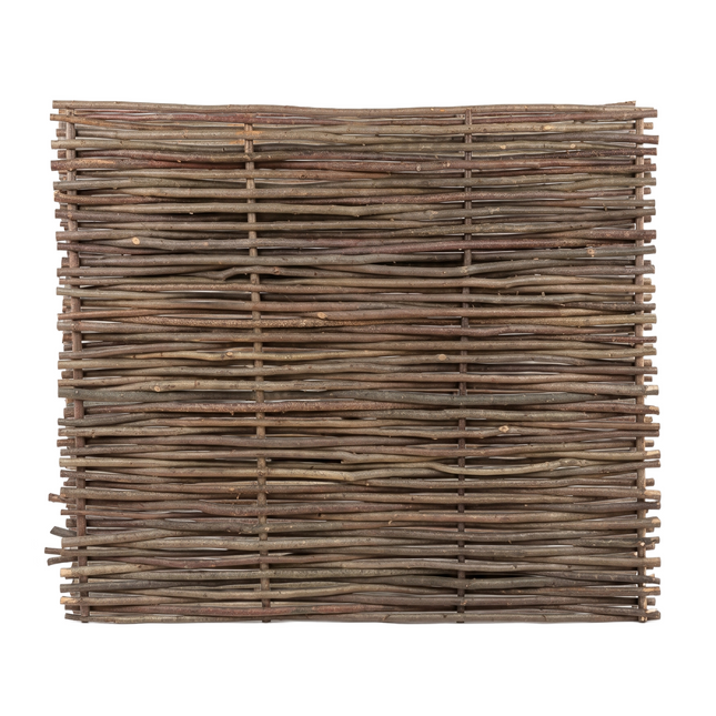 Handmade Capped Hazel Hurdle Panels | Natural Fencing